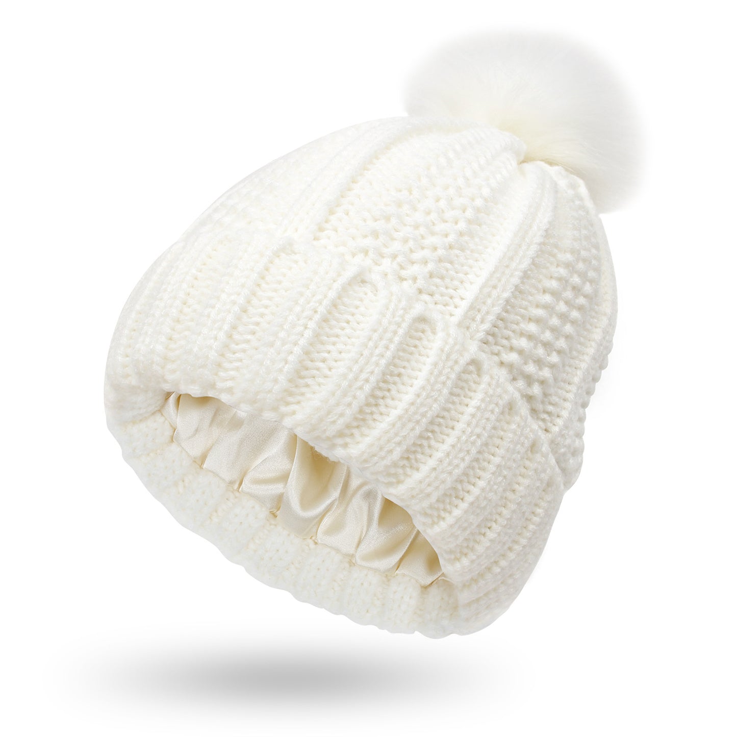 Soft Lined Winter Pom Beanie Women's