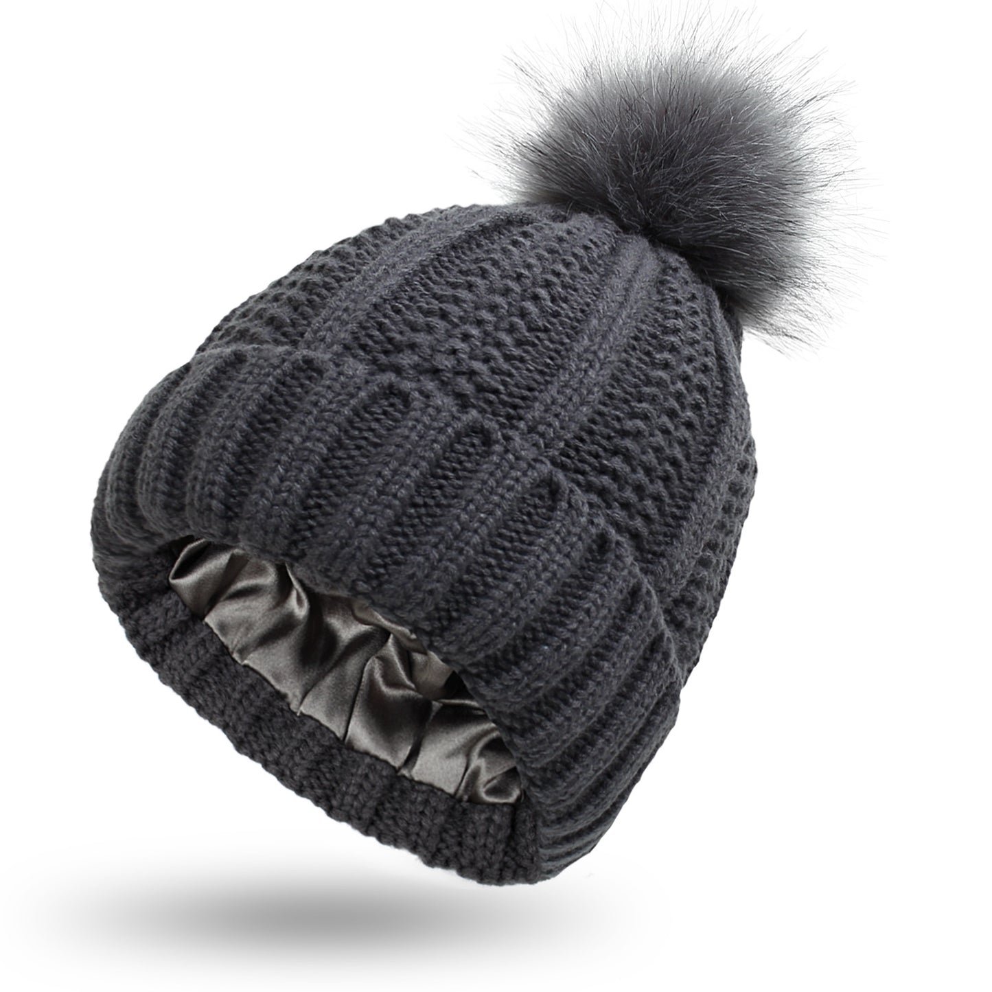 Soft Lined Winter Pom Beanie Women's