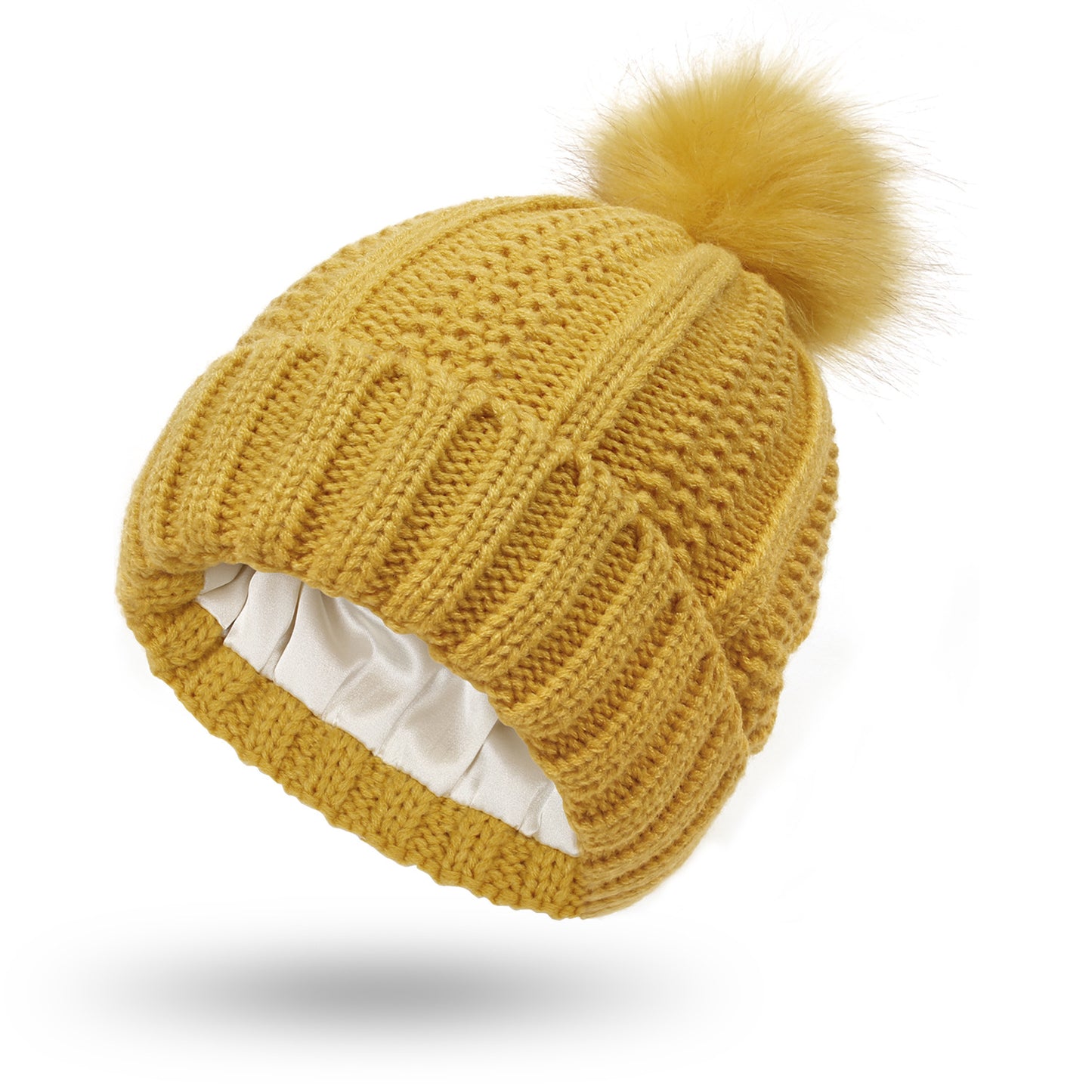 Soft Lined Winter Pom Beanie Women's