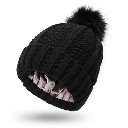 Soft Lined Winter Pom Beanie Women's